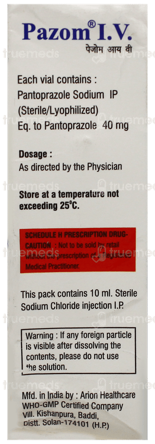 Pazom Iv Injection 1